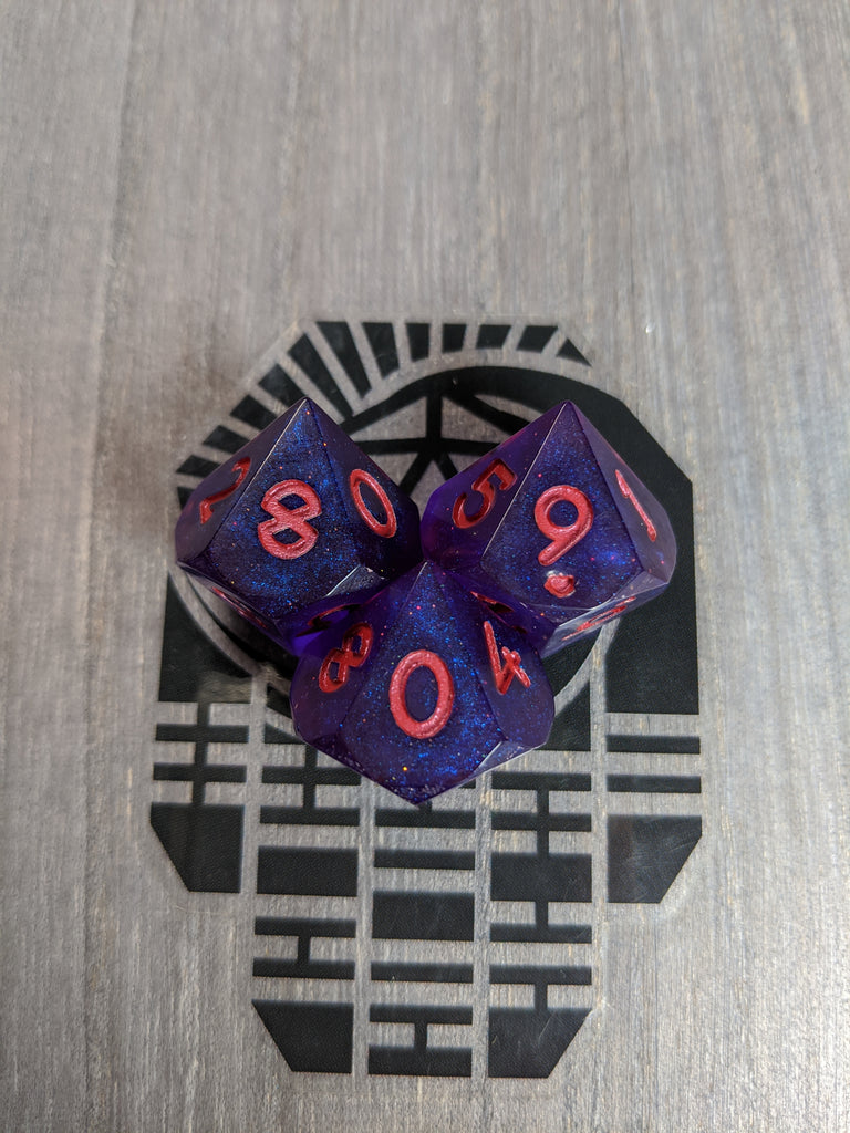 Experimental Blue with Red D10